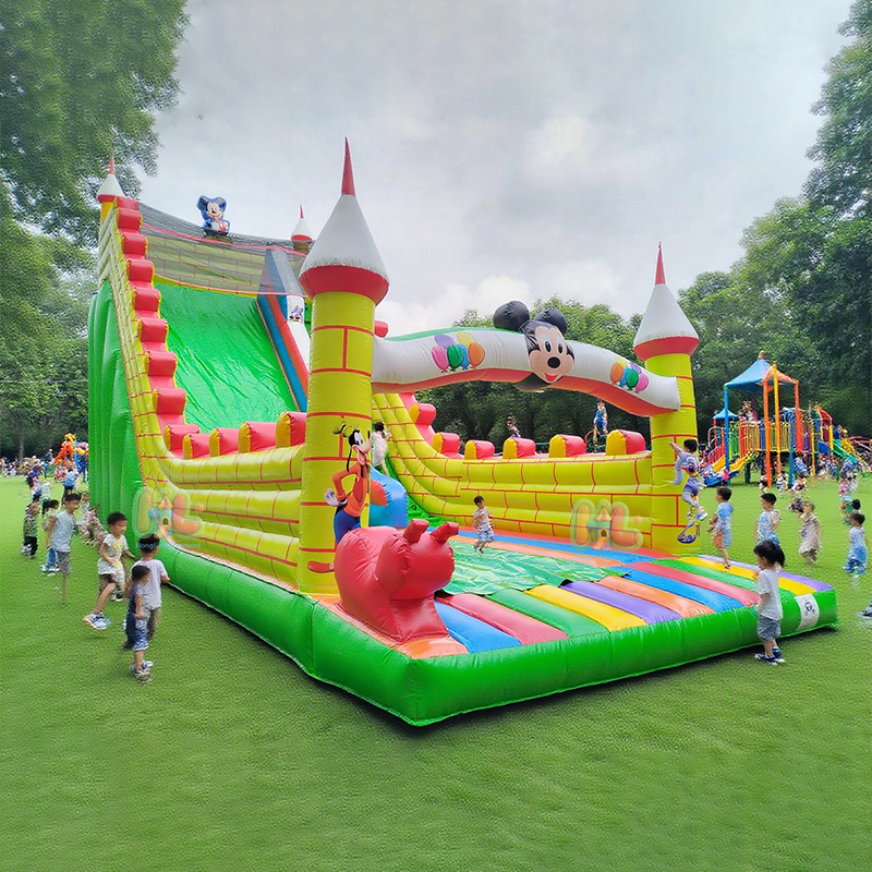 theme inflatable slide