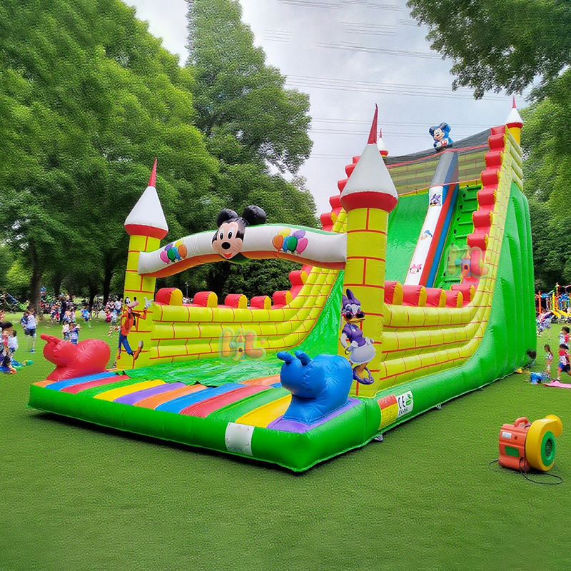 theme inflatable slide
