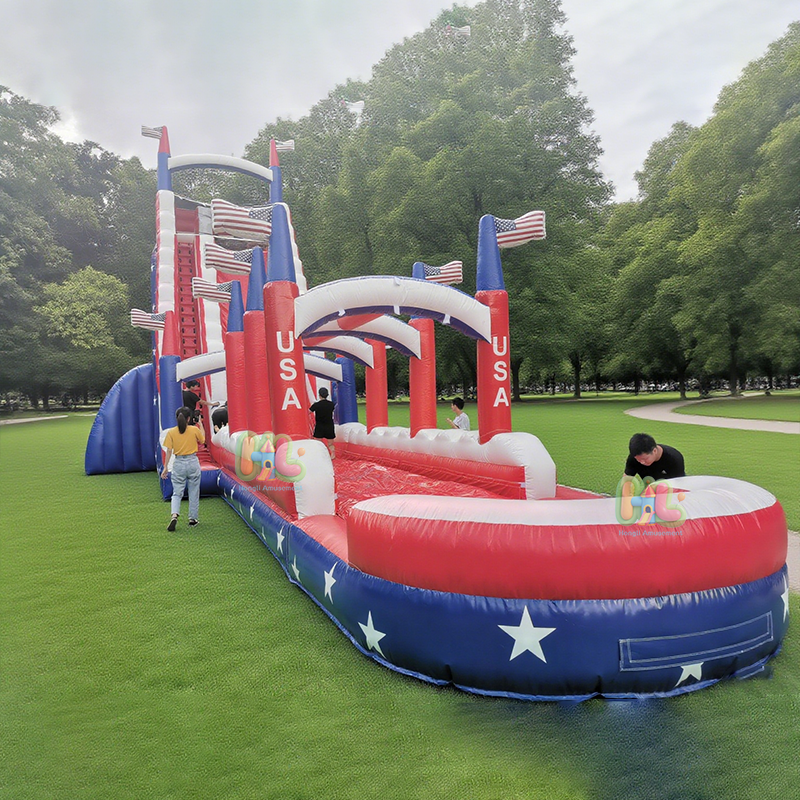 American Flag long Water Slide