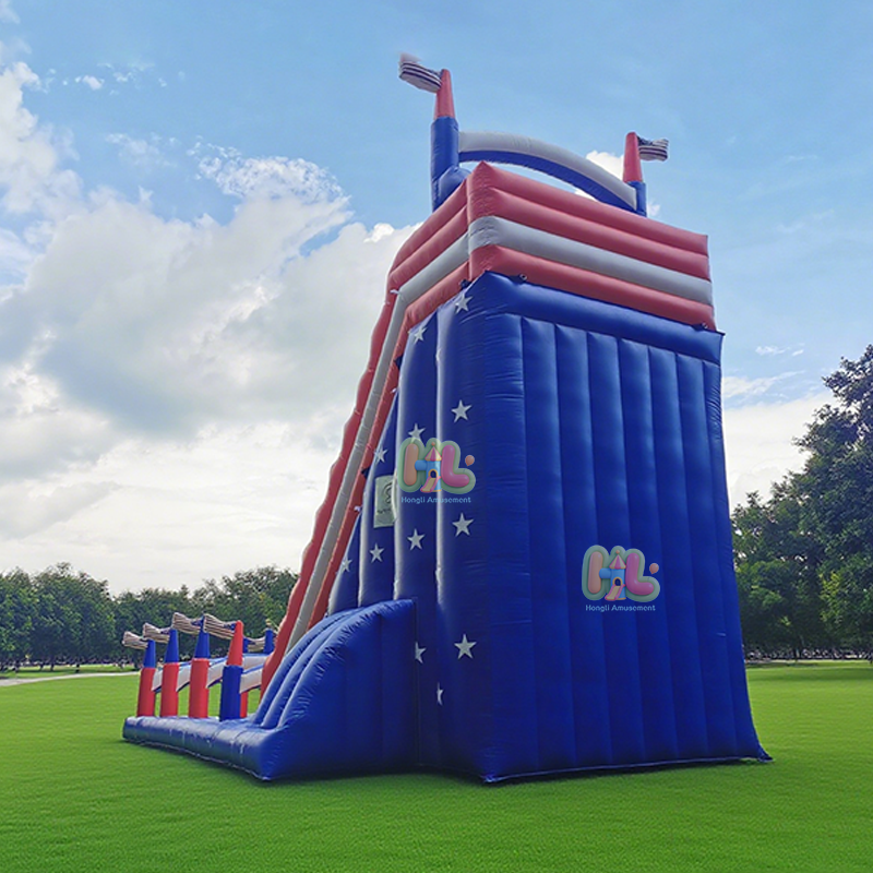 American Flag long Water Slide