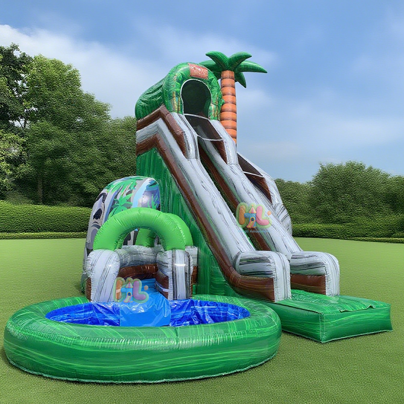 inflatable Curved water slide