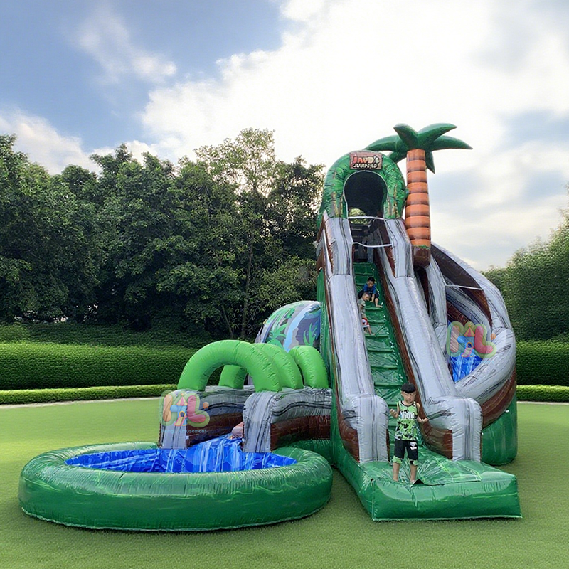 inflatable Curved water slide