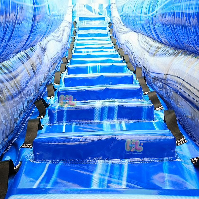 marble dual water slide