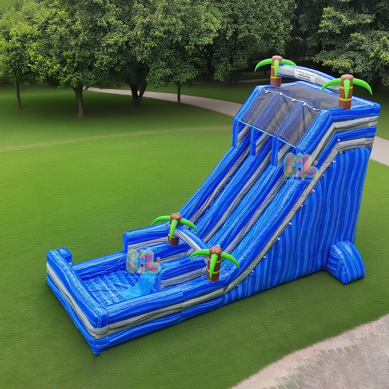 marble dual water slide