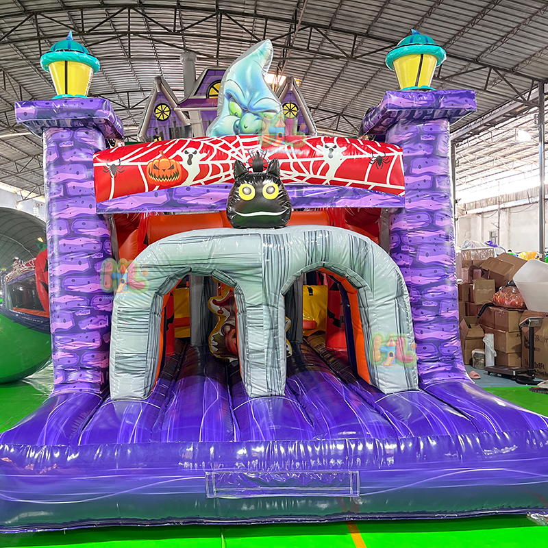 Inflatable halloween obstacle course