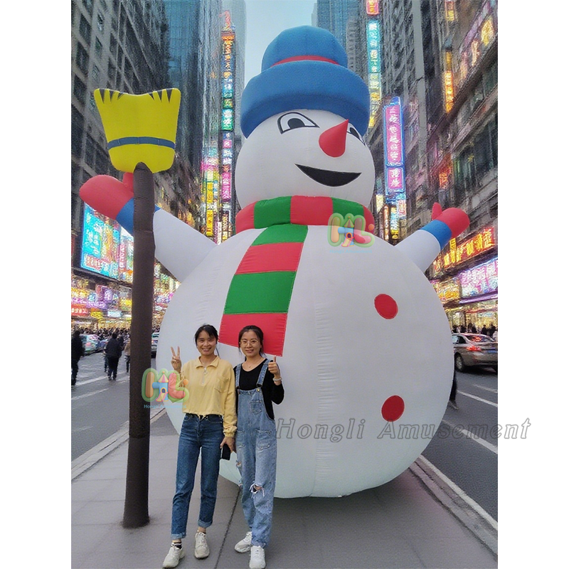 inflatable snowman 