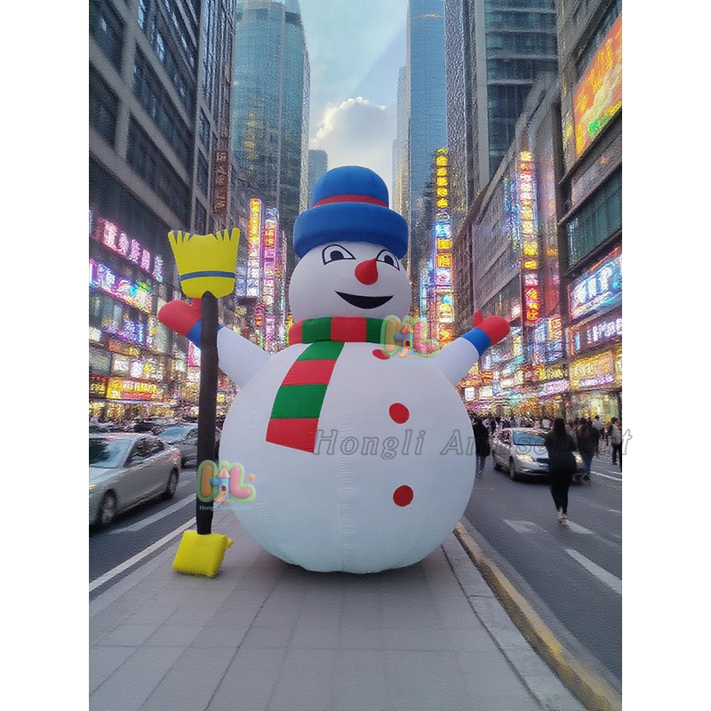 inflatable snowman 