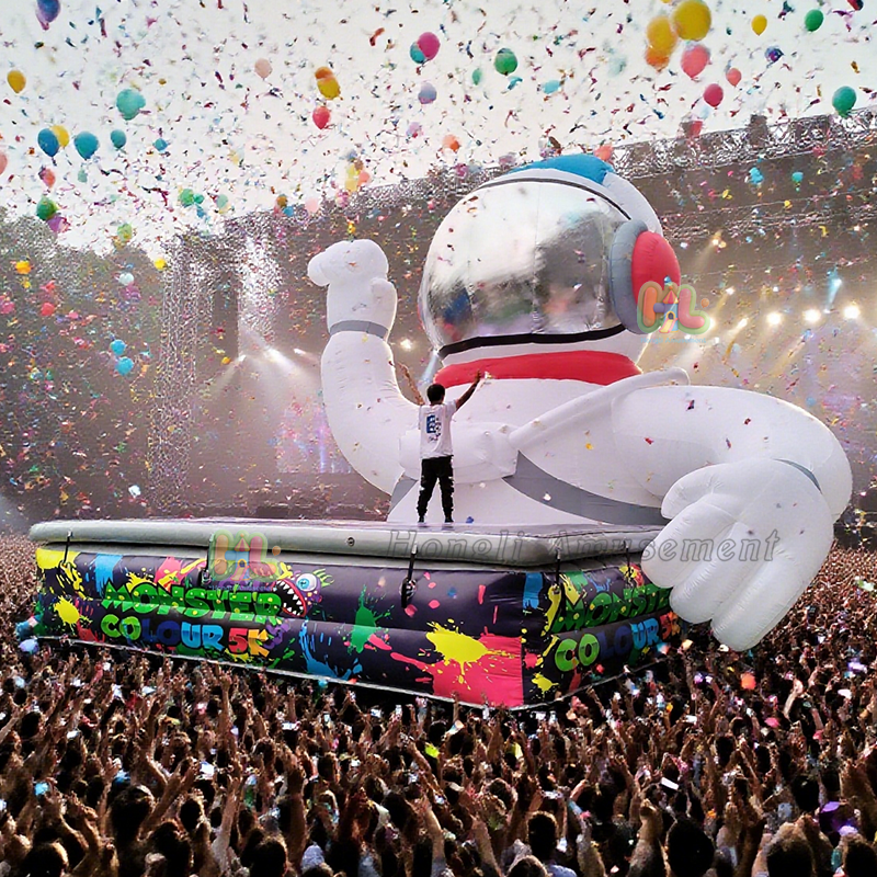 Inflatable astronaut for event 