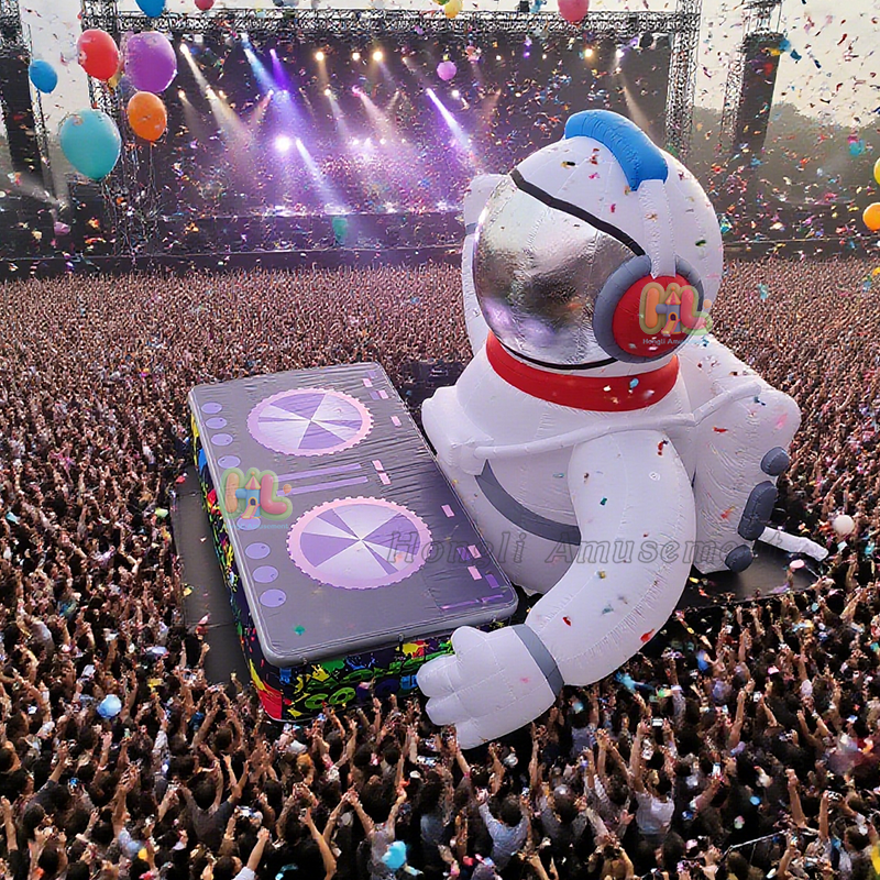 Inflatable astronaut for event 