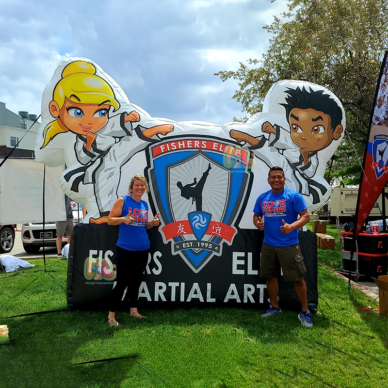 inflatable logo 