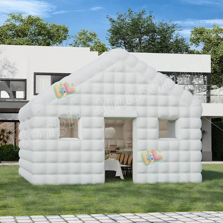 Inflatable event tent