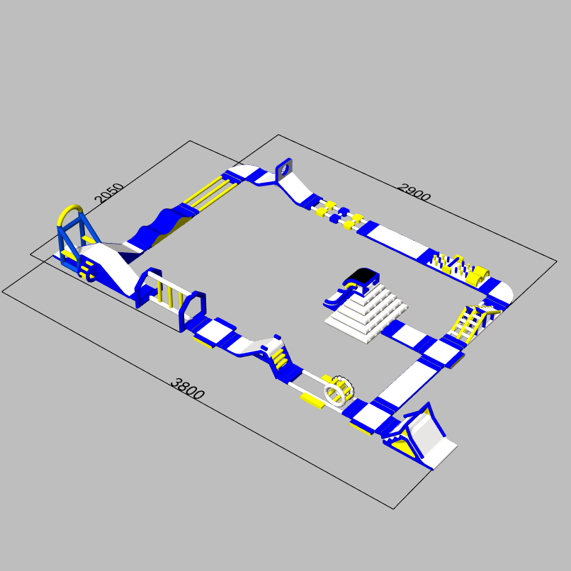 Inflatable Floating Water Park 