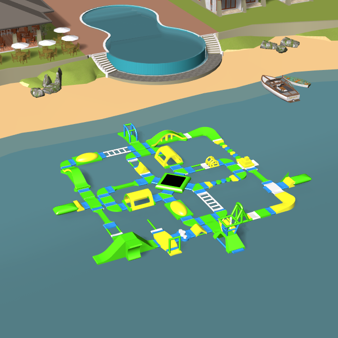 Inflatable Floating Water Park 