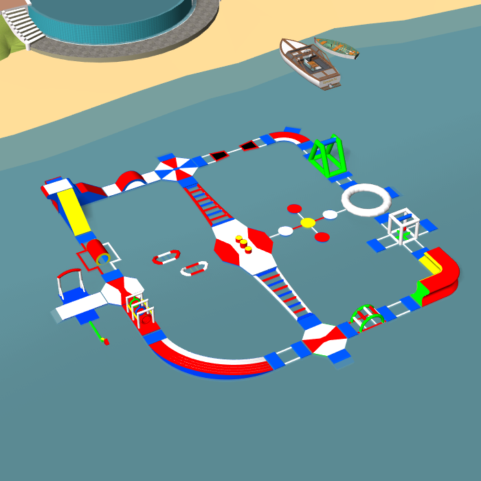 Inflatable Floating Water Park 
