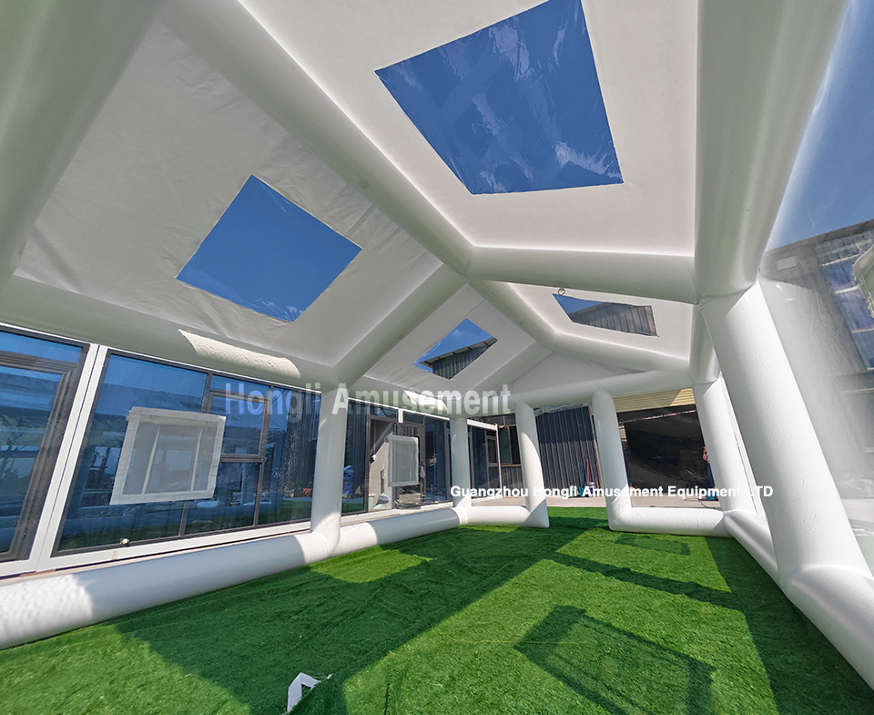 Inflatable party tent