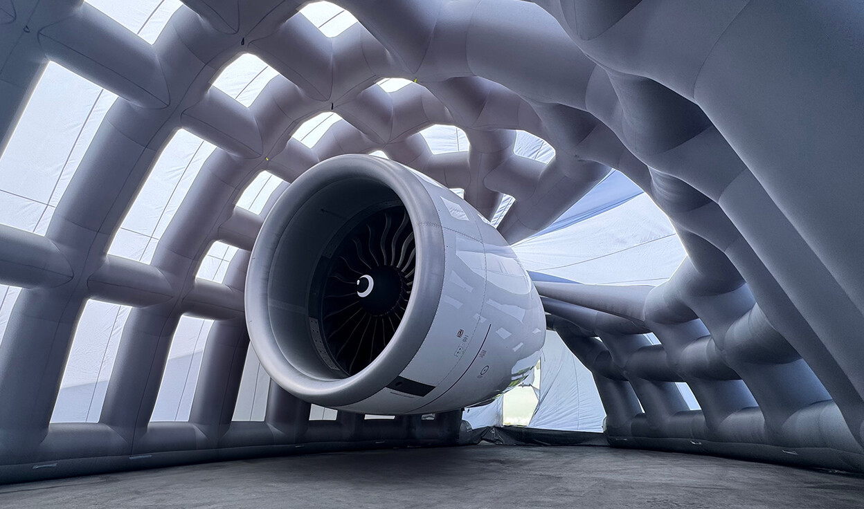 Inflatable Aircraft Maintenance Shelters