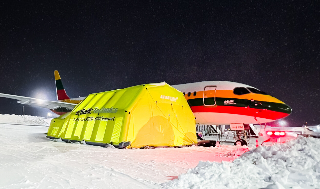 Inflatable Aircraft Maintenance Shelters