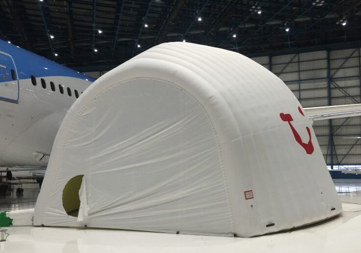 Inflatable Aircraft Maintenance Shelters