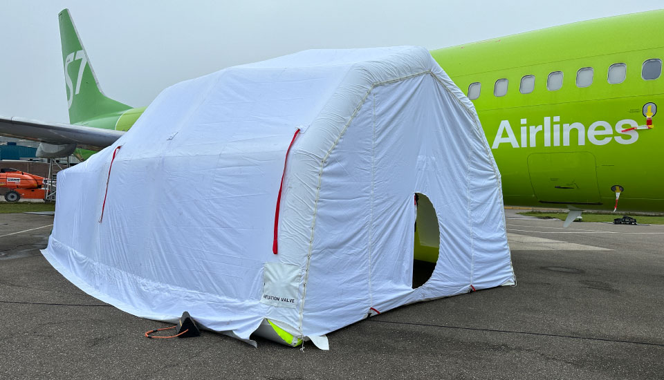 Inflatable Aircraft Maintenance Shelters