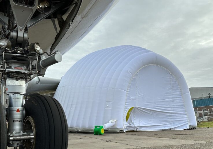 Inflatable Aircraft Maintenance Shelters