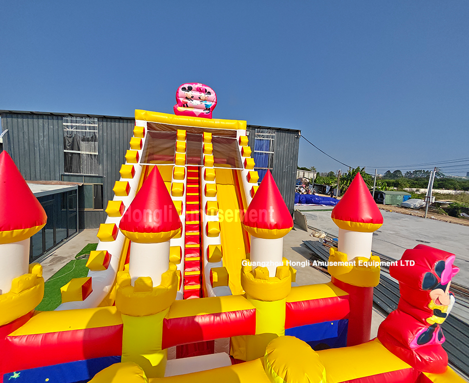 Inflatable Mickey Slide with castle