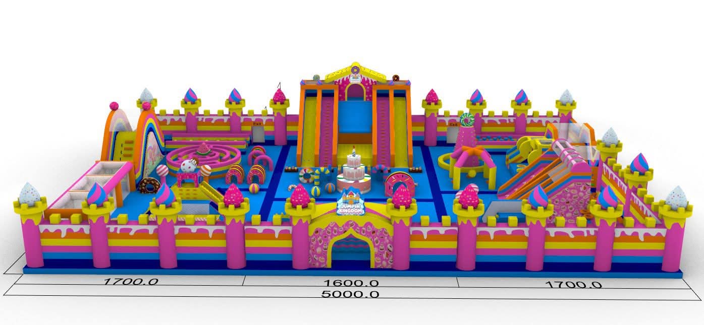 Inflatable theme Park