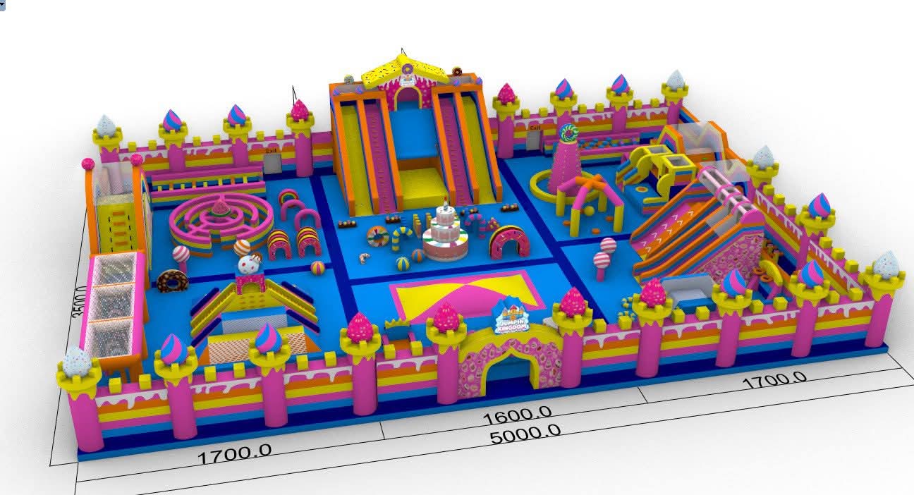 Inflatable theme Park