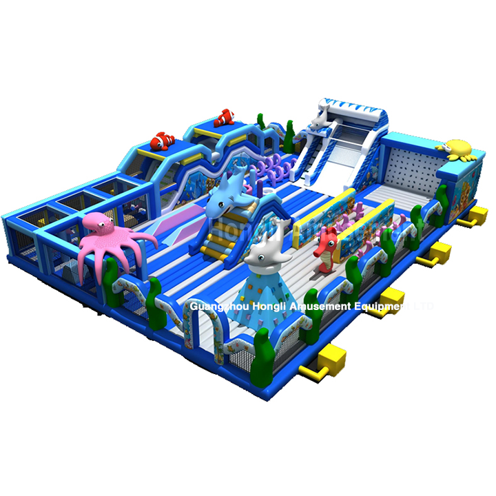 Inflatable Sea Theme Amusement Park