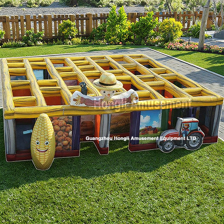 Inflatable Farm Corn Maze