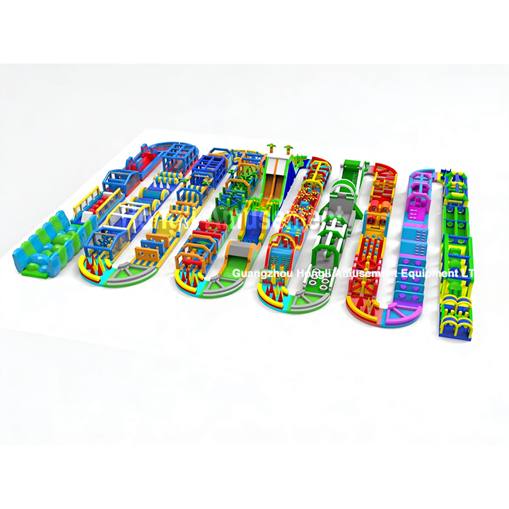 Inflatable 5K Race Obstacle Course