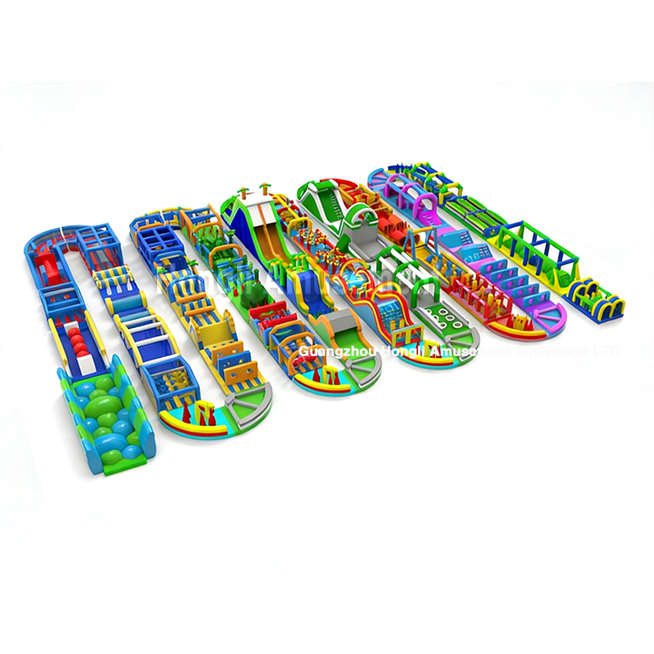 Inflatable 5K Race Obstacle Course