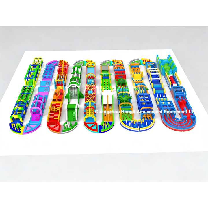 Inflatable 5K Race Obstacle Course