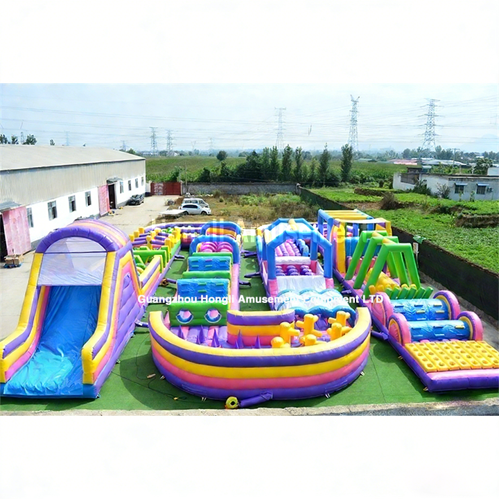 Inflatable 5K Race Obstacle Course