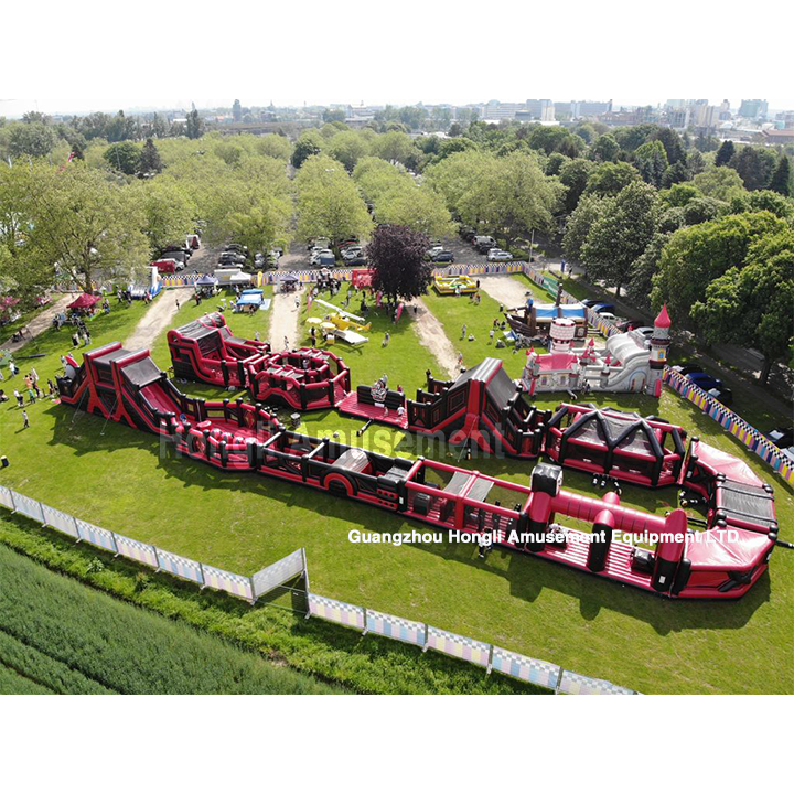 Inflatable 5K Race Obstacle Course