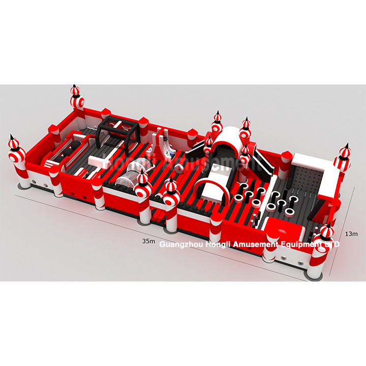 Inflatable 5K Race Obstacle Course