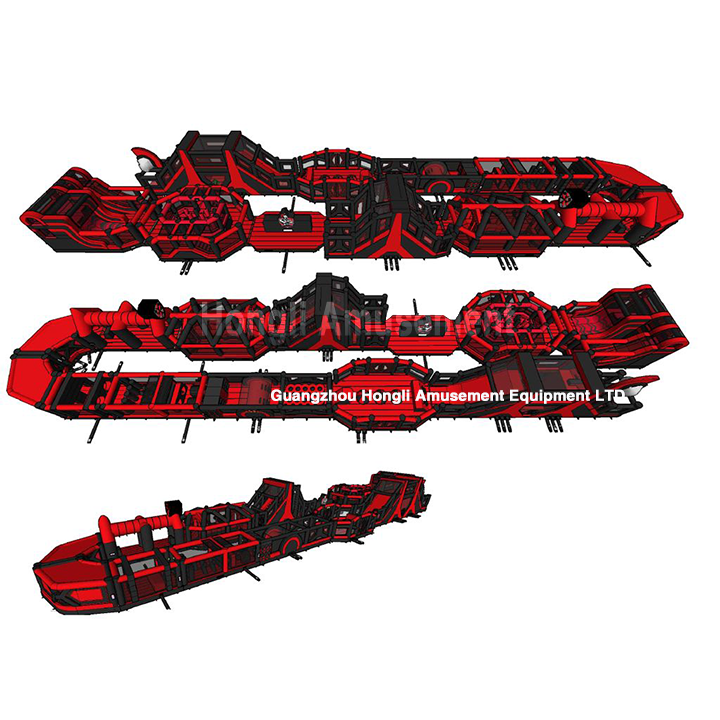 Inflatable 5K Race Obstacle Course