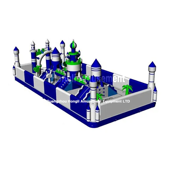 Inflatable Floating Water Castle Park