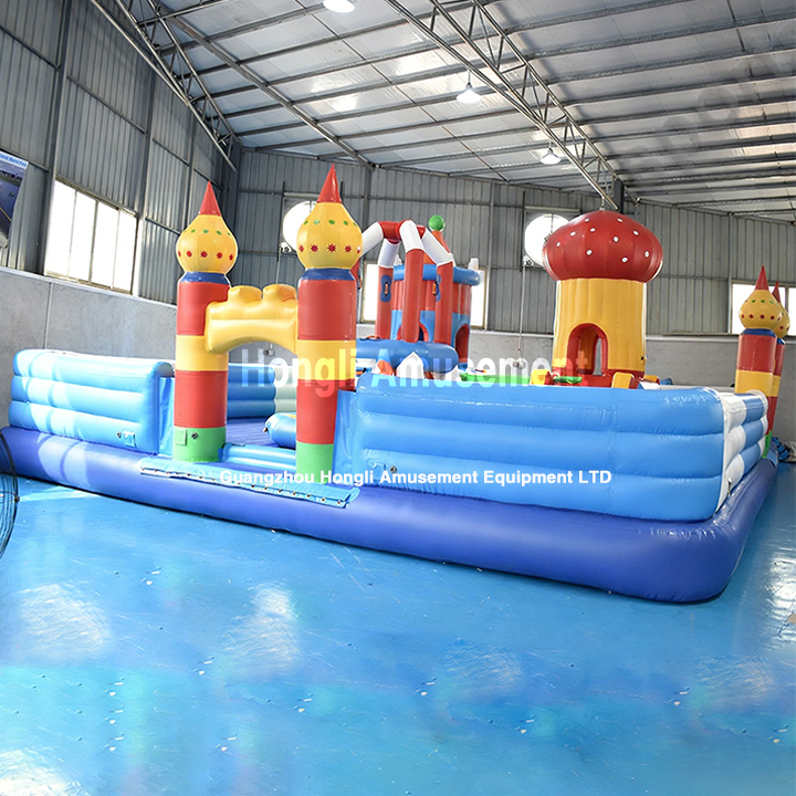 Inflatable Floating Water Castle Park