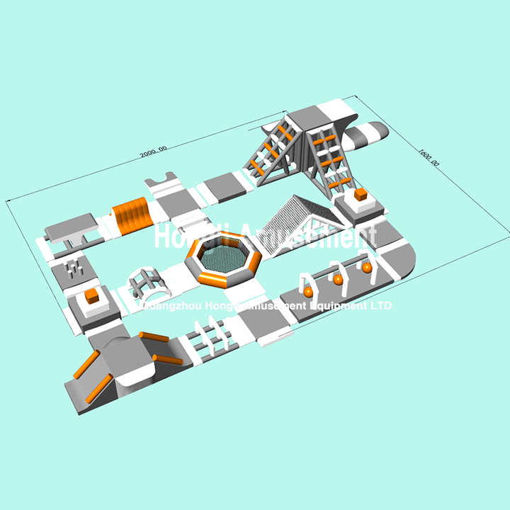 Inflatable Floating Water Park 