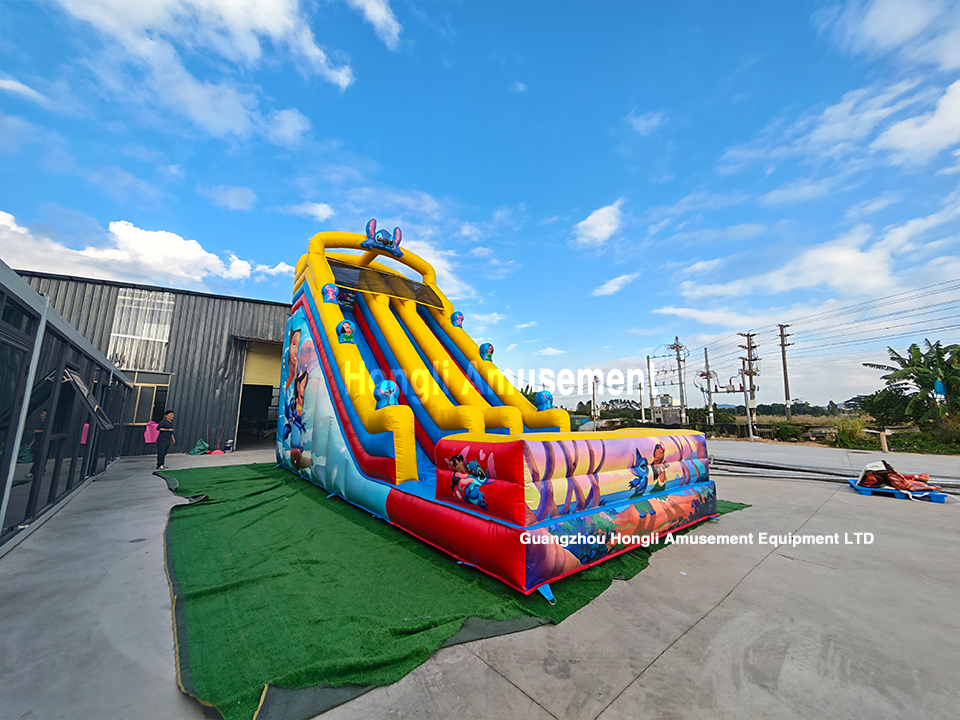 Inflatable stitch Slide