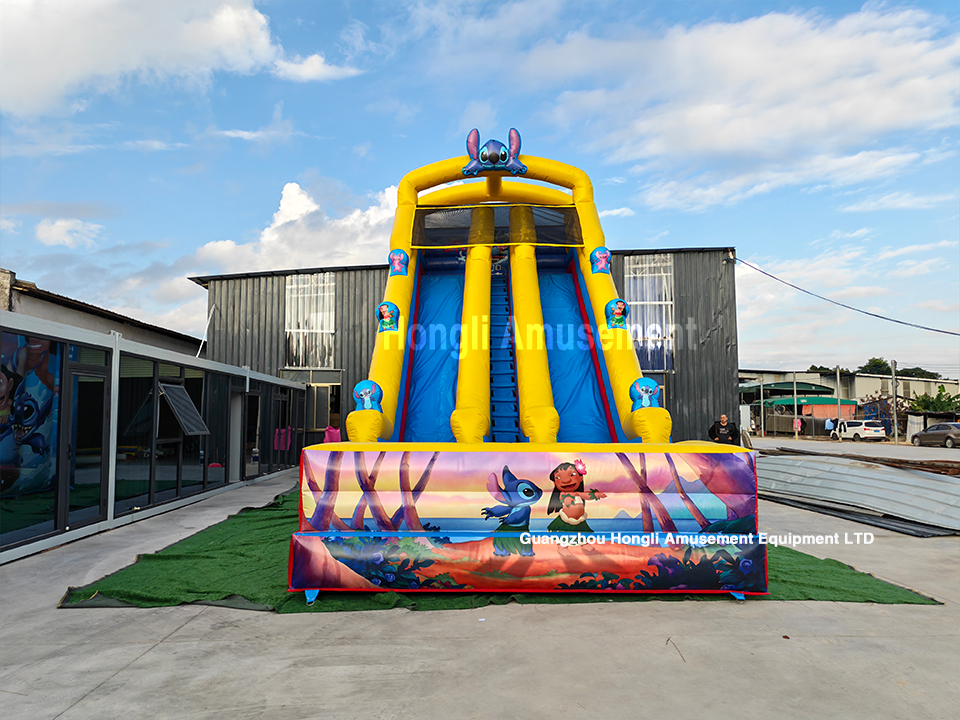 Inflatable stitch Slide