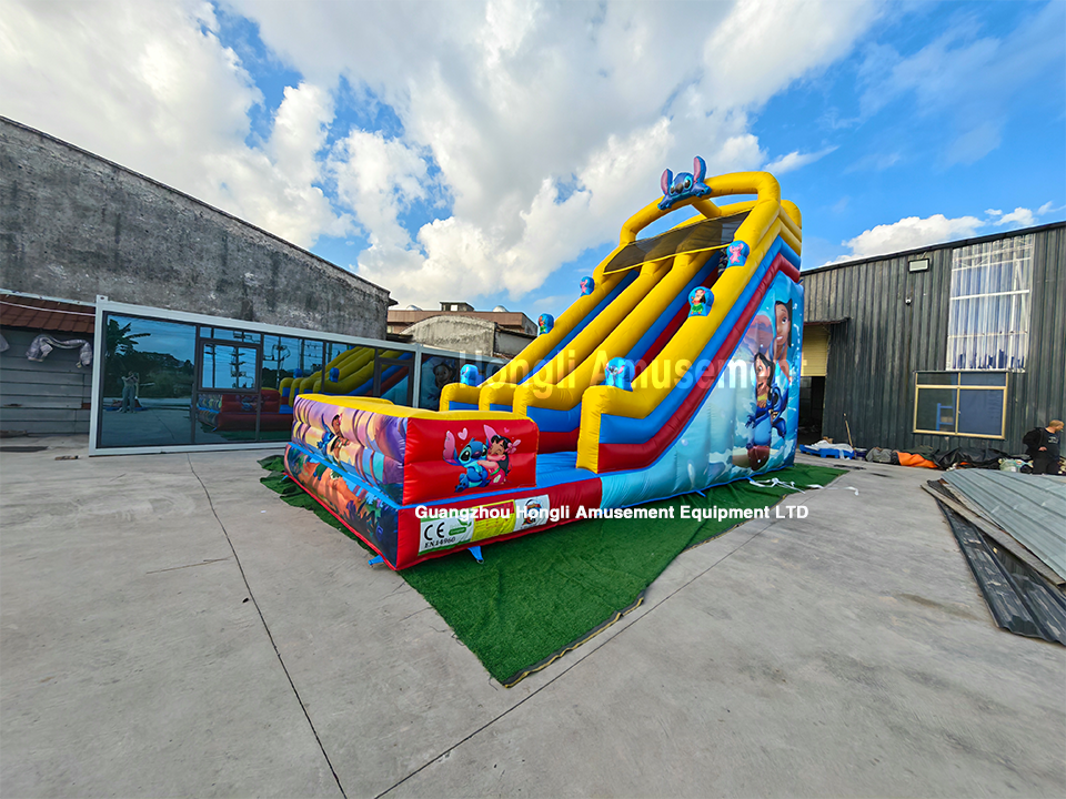 Inflatable stitch Slide