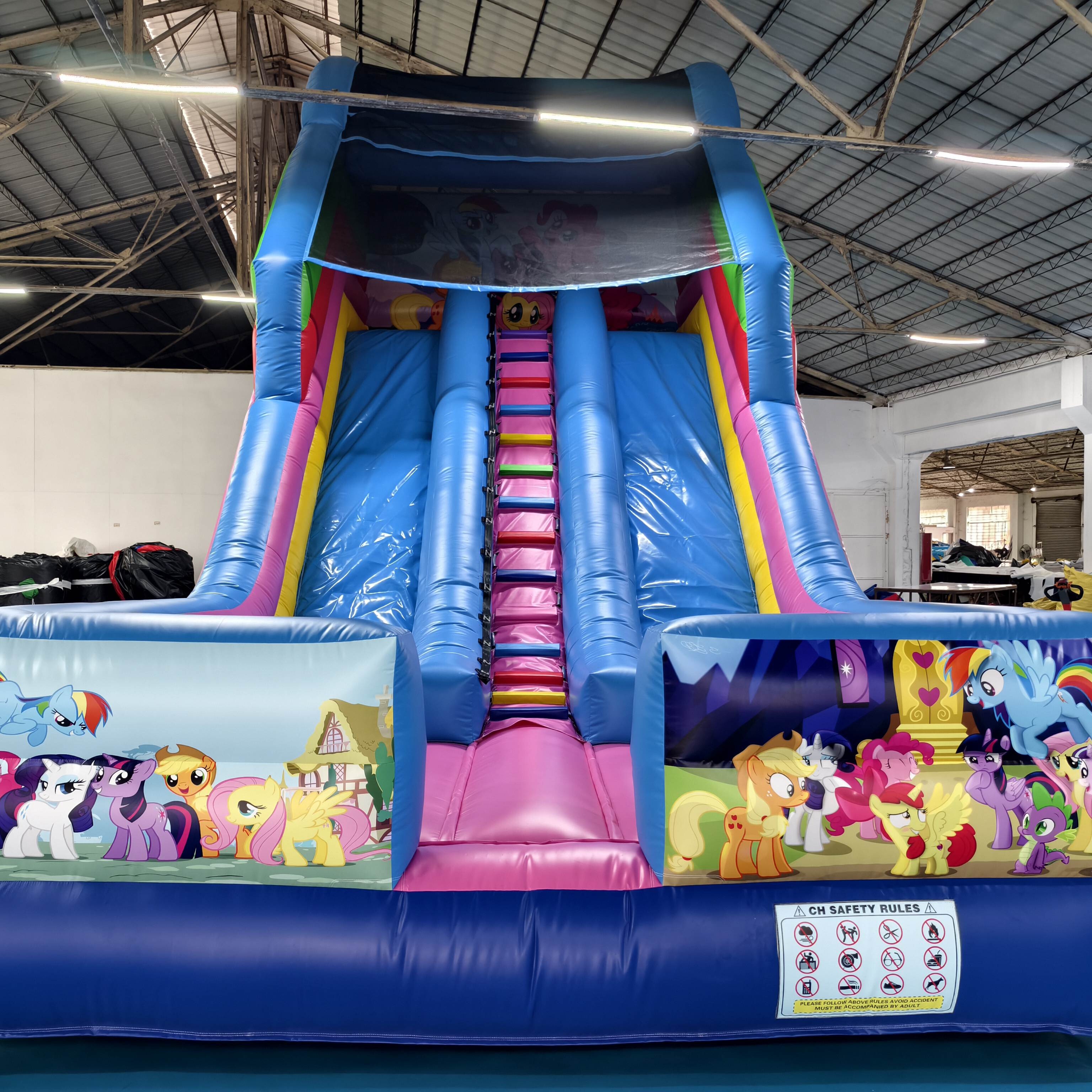 inflatable theme slide