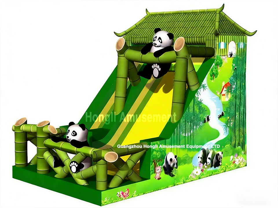 Inflatable Panda Slide