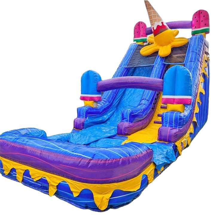inflatable ice cream water slide