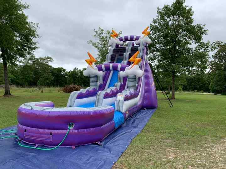 inflatable water slide