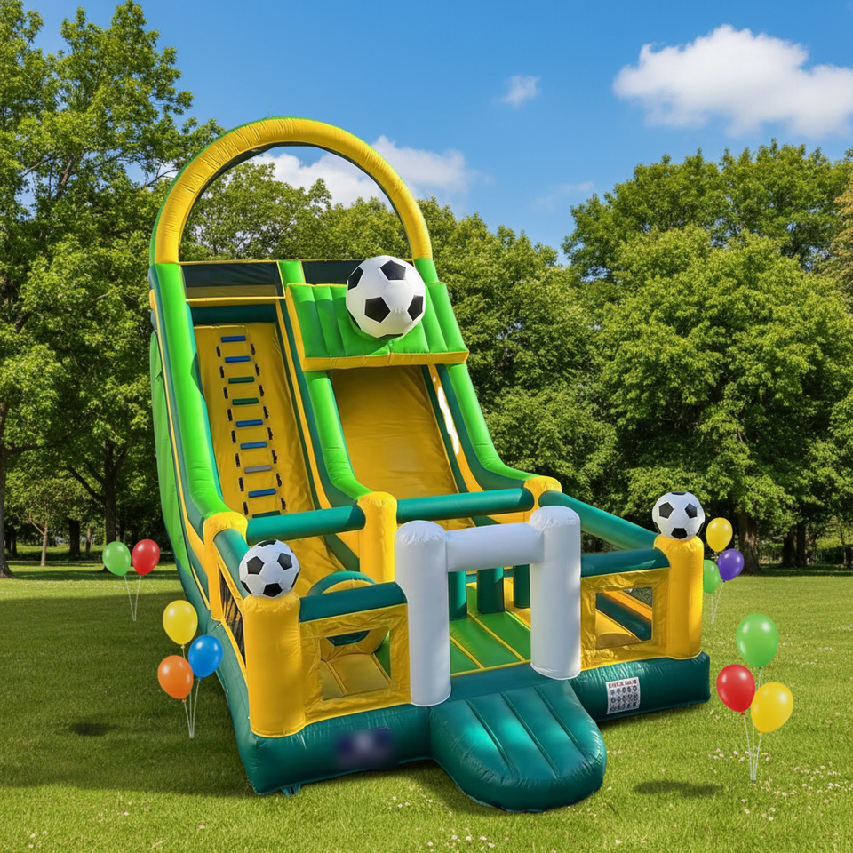 Inflatable soccor ball Slide
