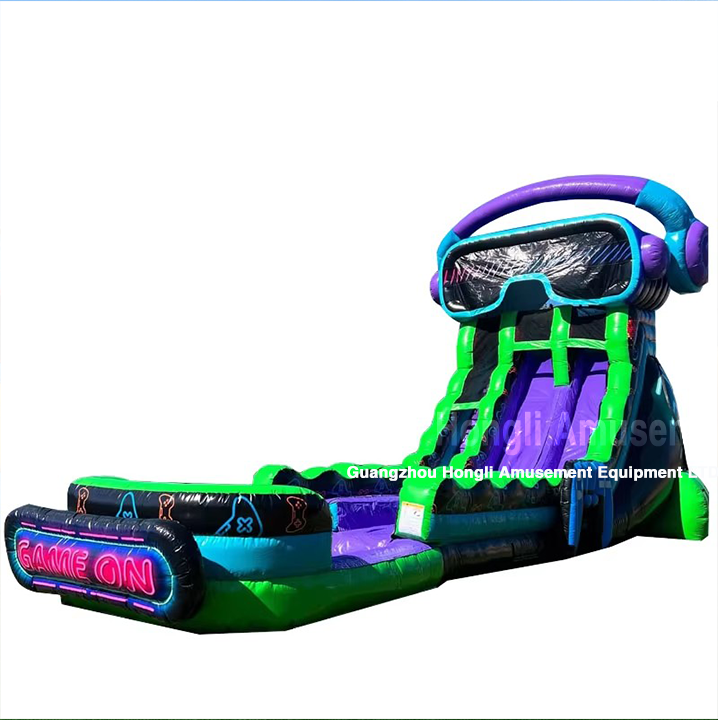 inflatable glasses waterslide