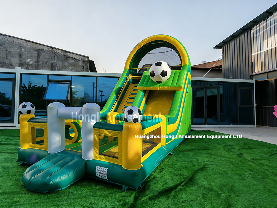 Inflatable soccor ball Slide