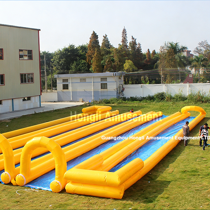 inflatable long slip n slide